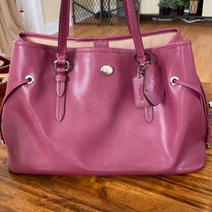 Coach pink shoulder bag